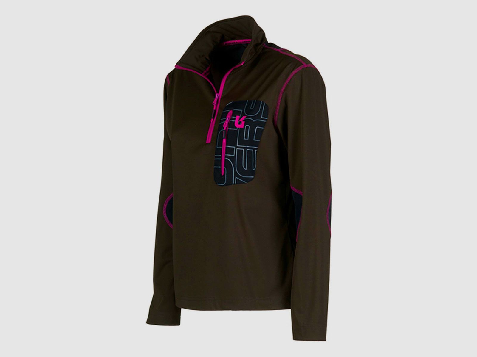 UNIVERS – WOMEN – LUPETTO OUTDOOR ADAMELLO U-TEX Green/Fuchsia, image 3 of 5
