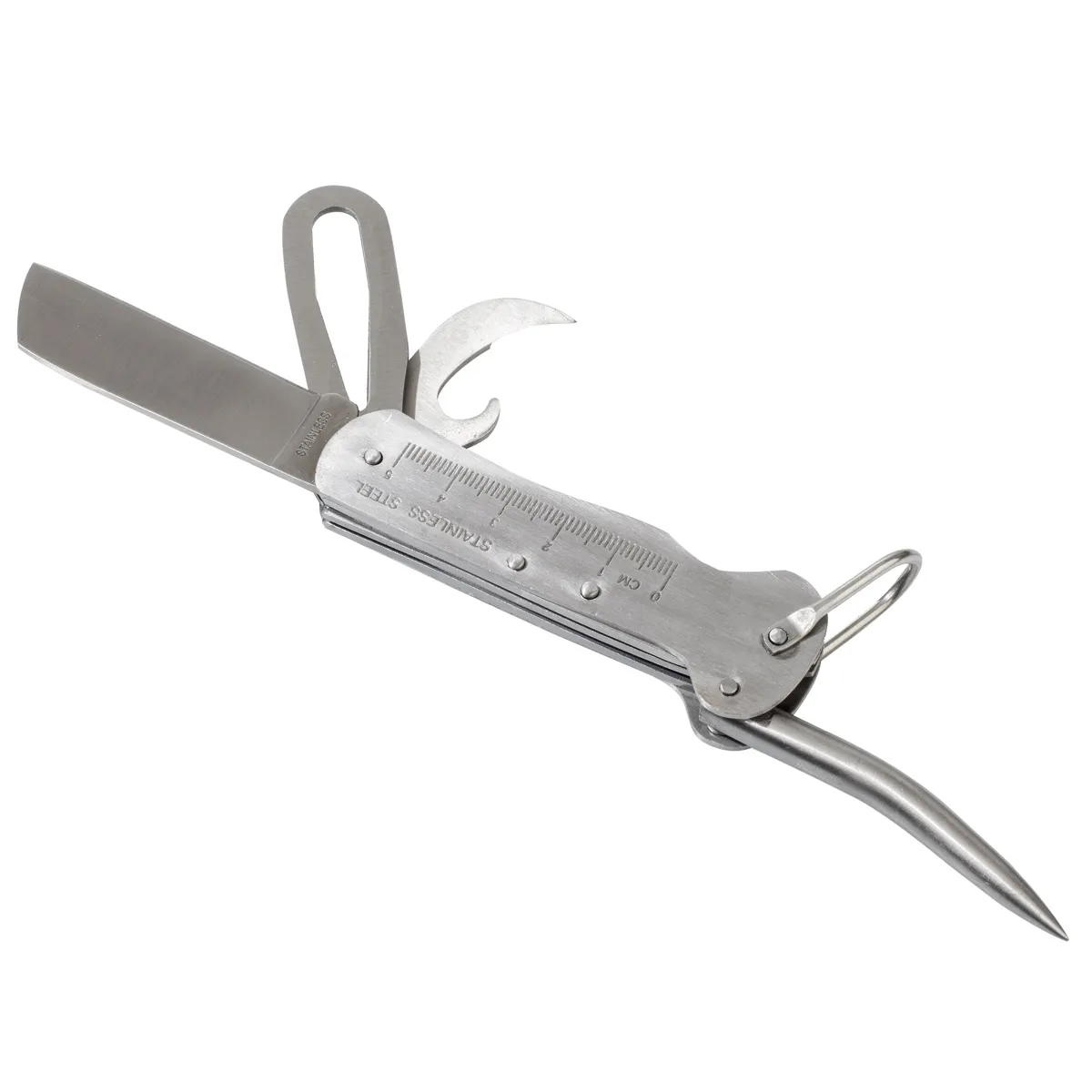 Seglermesser mit Marlspieker Chrom, Bild 3 von 5