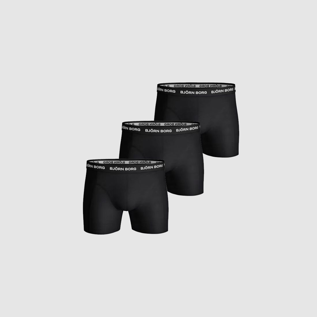 Björn Borg Boxershorts 3er-Pack Schwarz - S