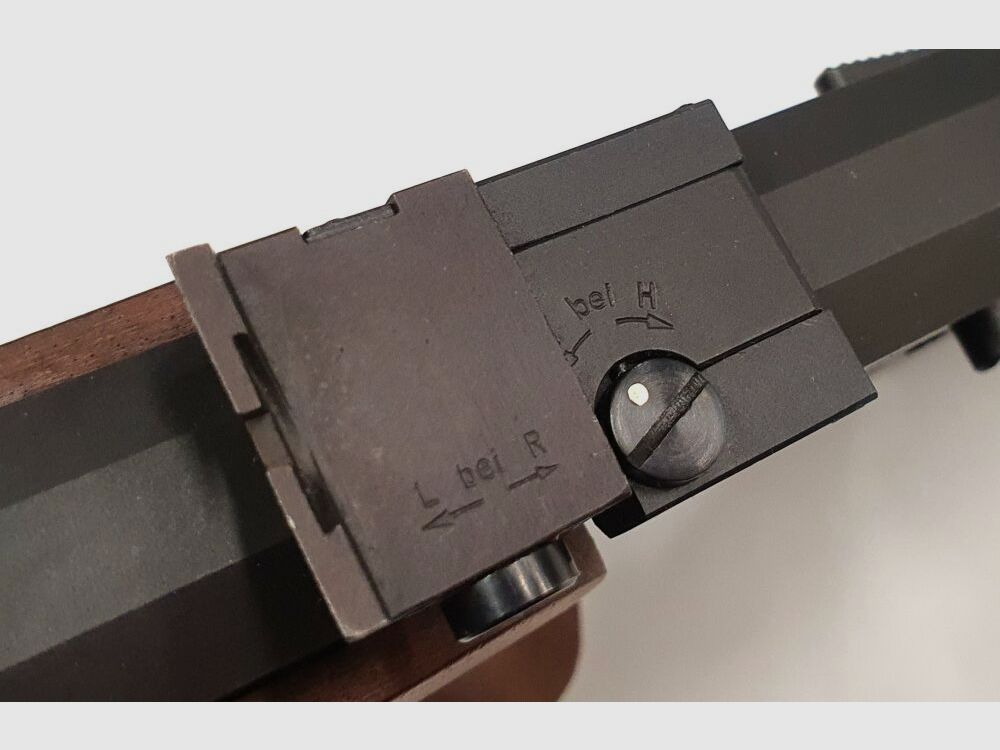 Carl Walther Waffenfabrik Ulm/Do. GSP mit Nill Griffschalen