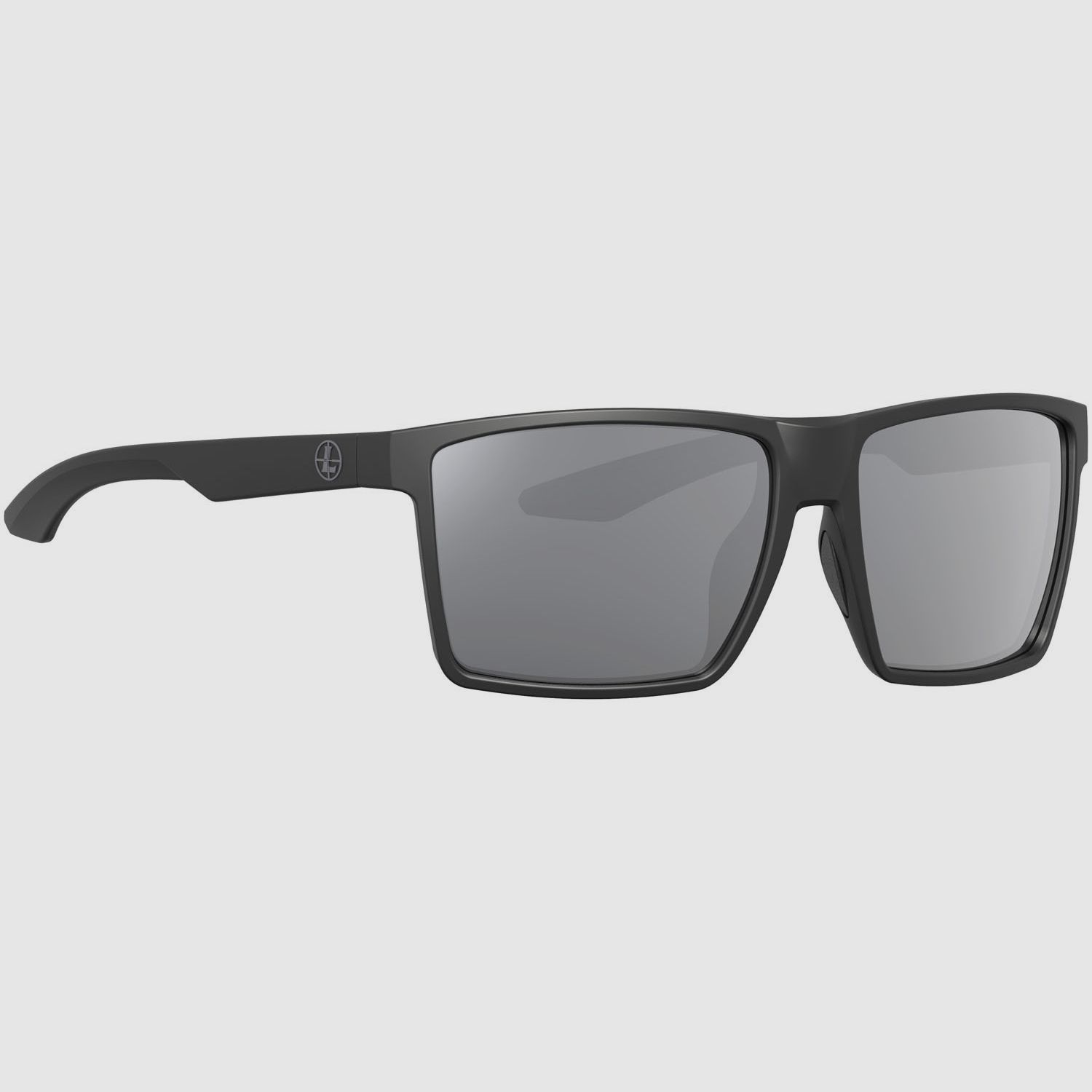 LEUPOLD DESOTO Brille – matte schwarze Fassung / hellgraue glänzende Linse