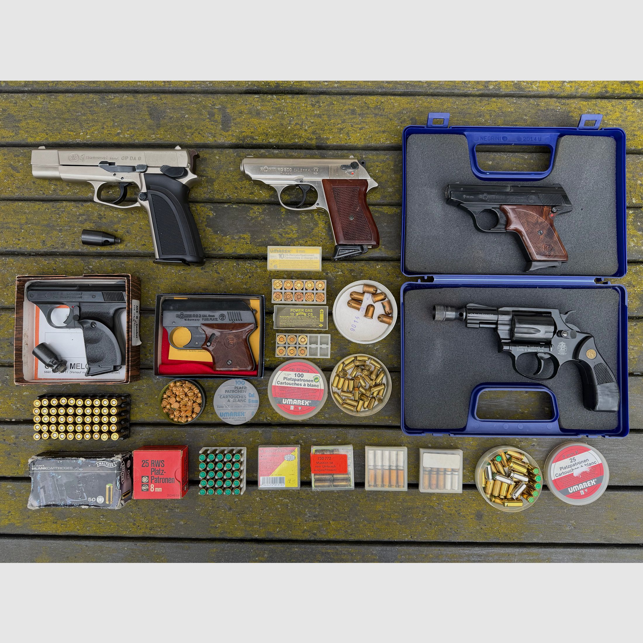 Blank firing weapons pistols bang gas lot