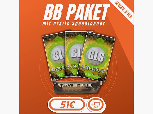 0.25g BLS BIO Sparpaket mit Speedloader