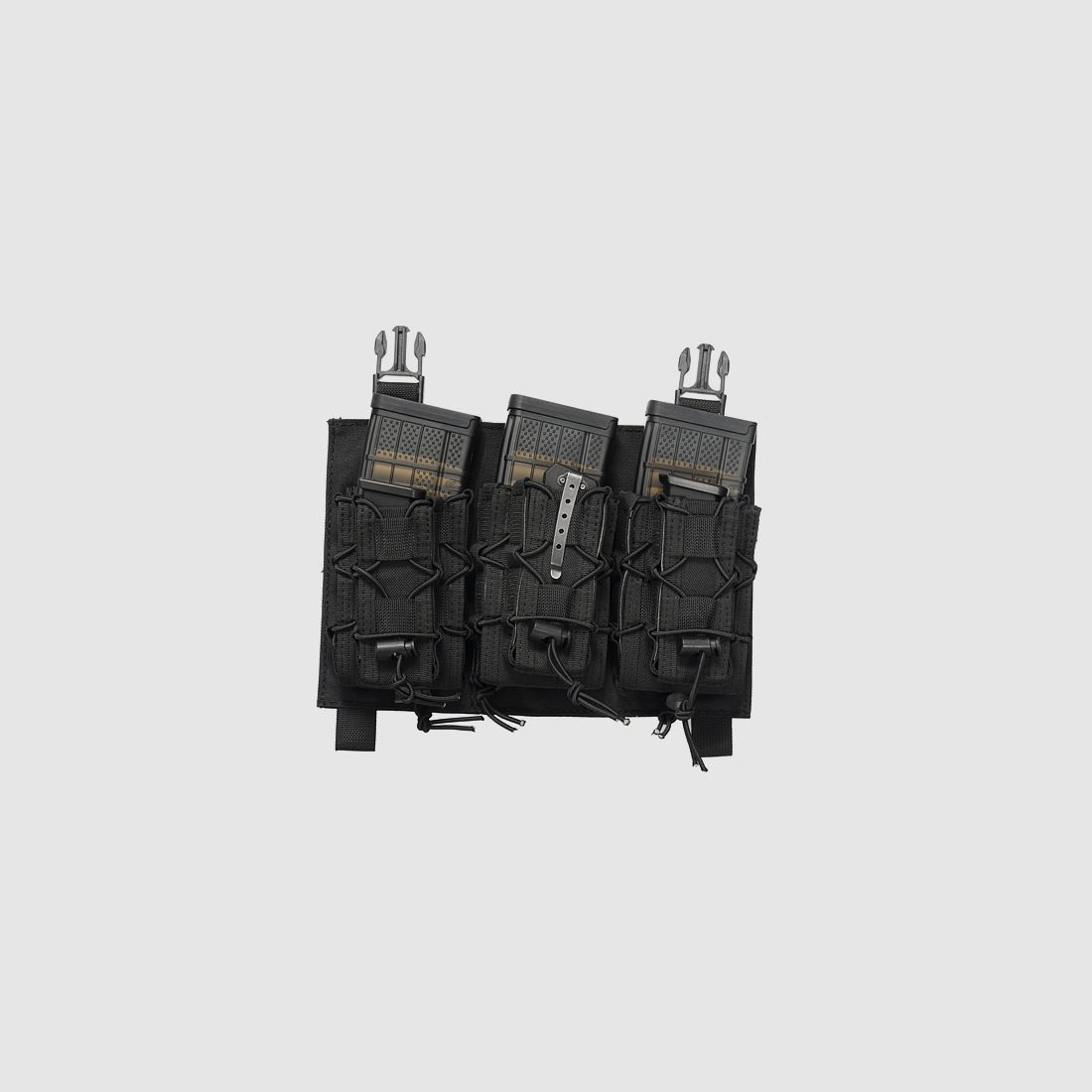 Buckle Up Speed Triple Rifle/Pistol Mag Pouch - Black