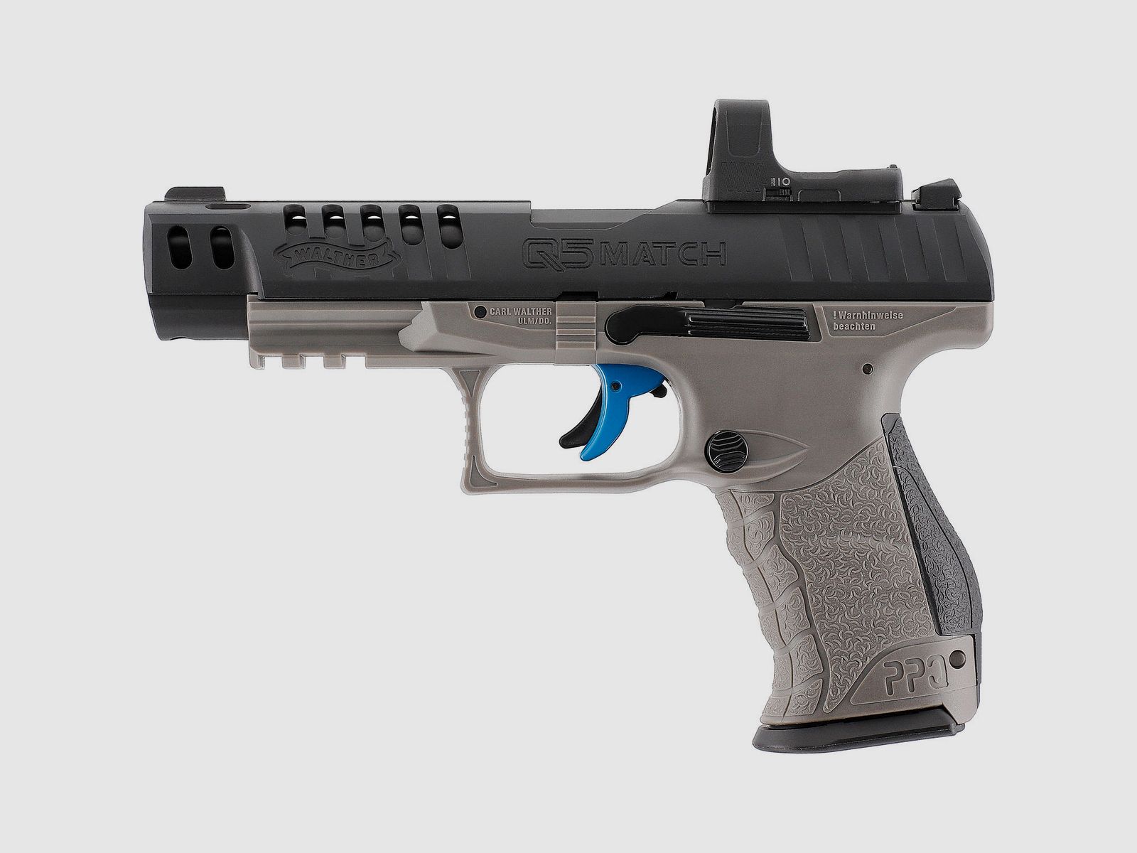 Walther Q5 Match Combo 5" Set, < 3,0 J, CO₂