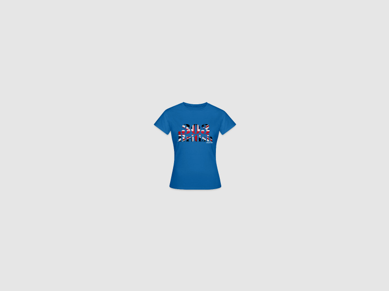 303 British - Frauen T-Shirt Schwarz