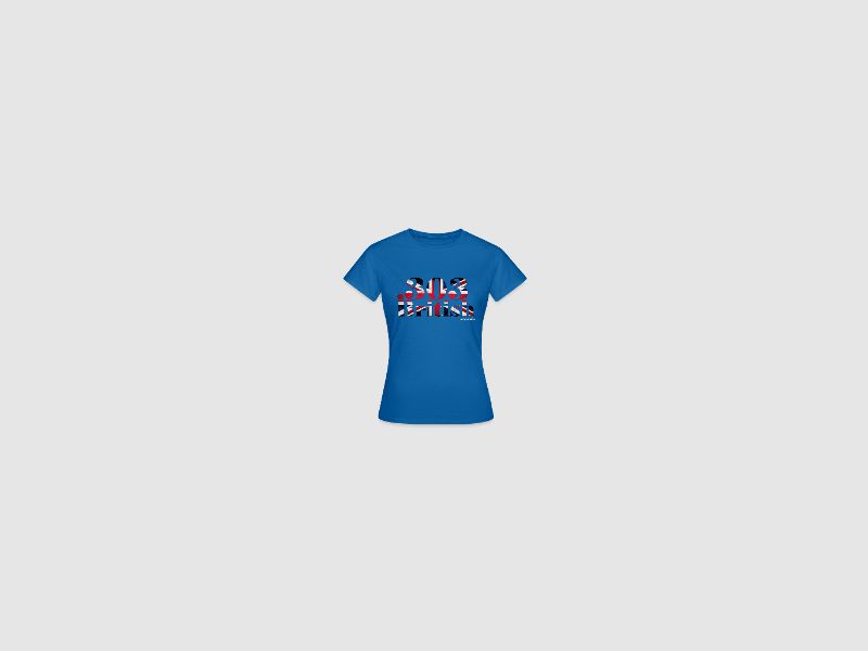 303 British - Frauen T-Shirt Dunkellila