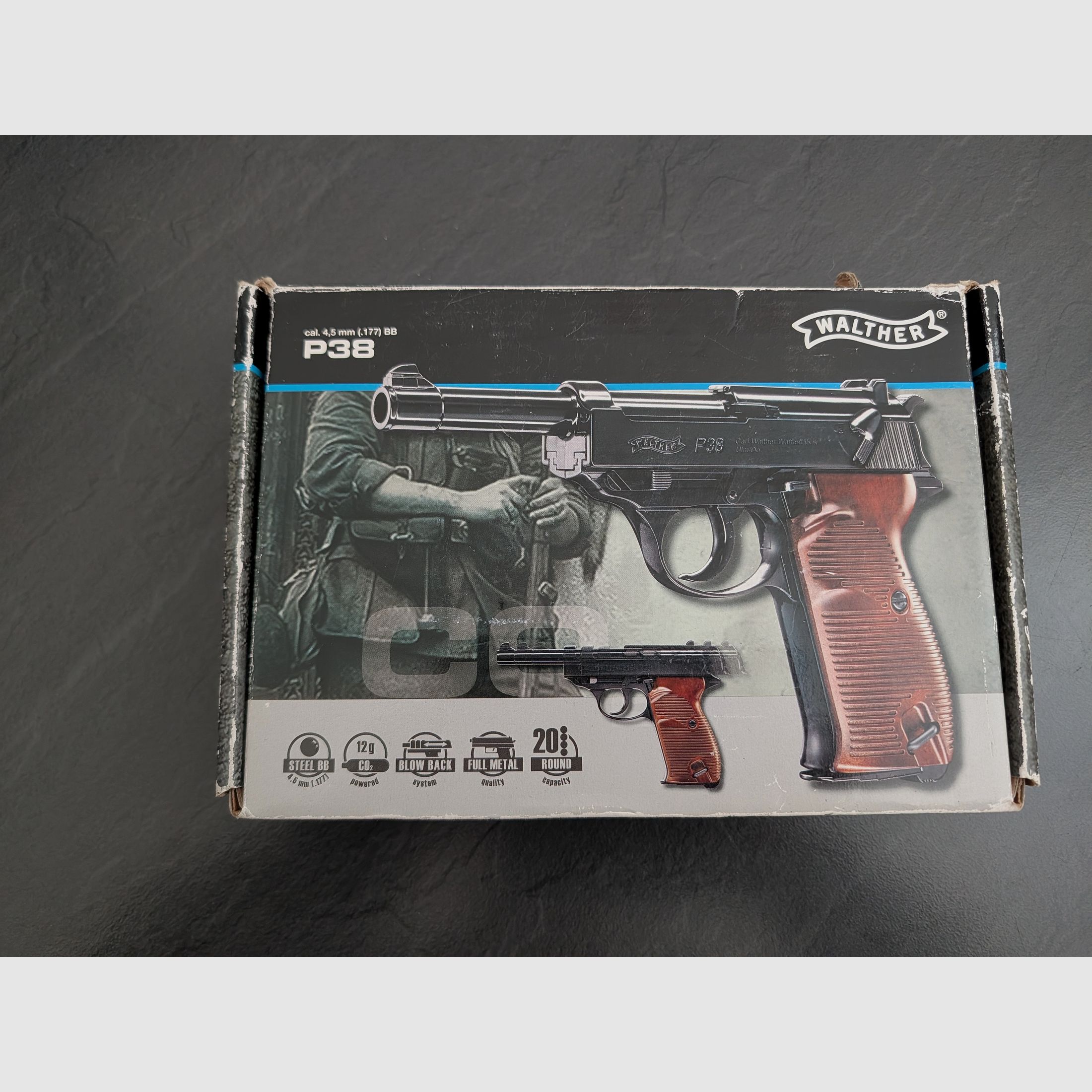 Walther P38 BlowBack cal. 4,5mm BB