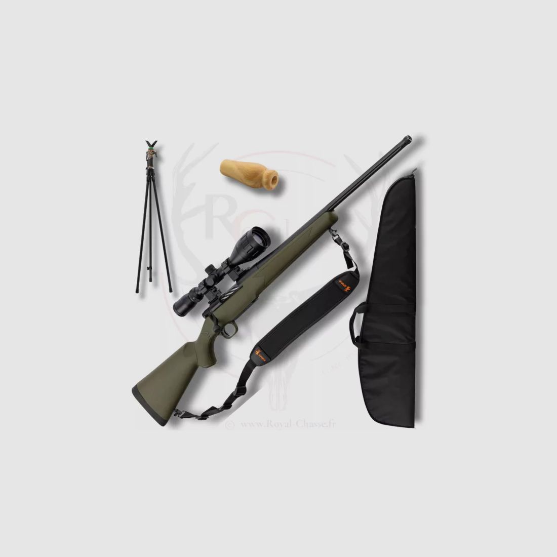 Pack Repetierbüchse PATRIOT Grün Renard Kal.243W MOSSBERG, Bild 1 von 12