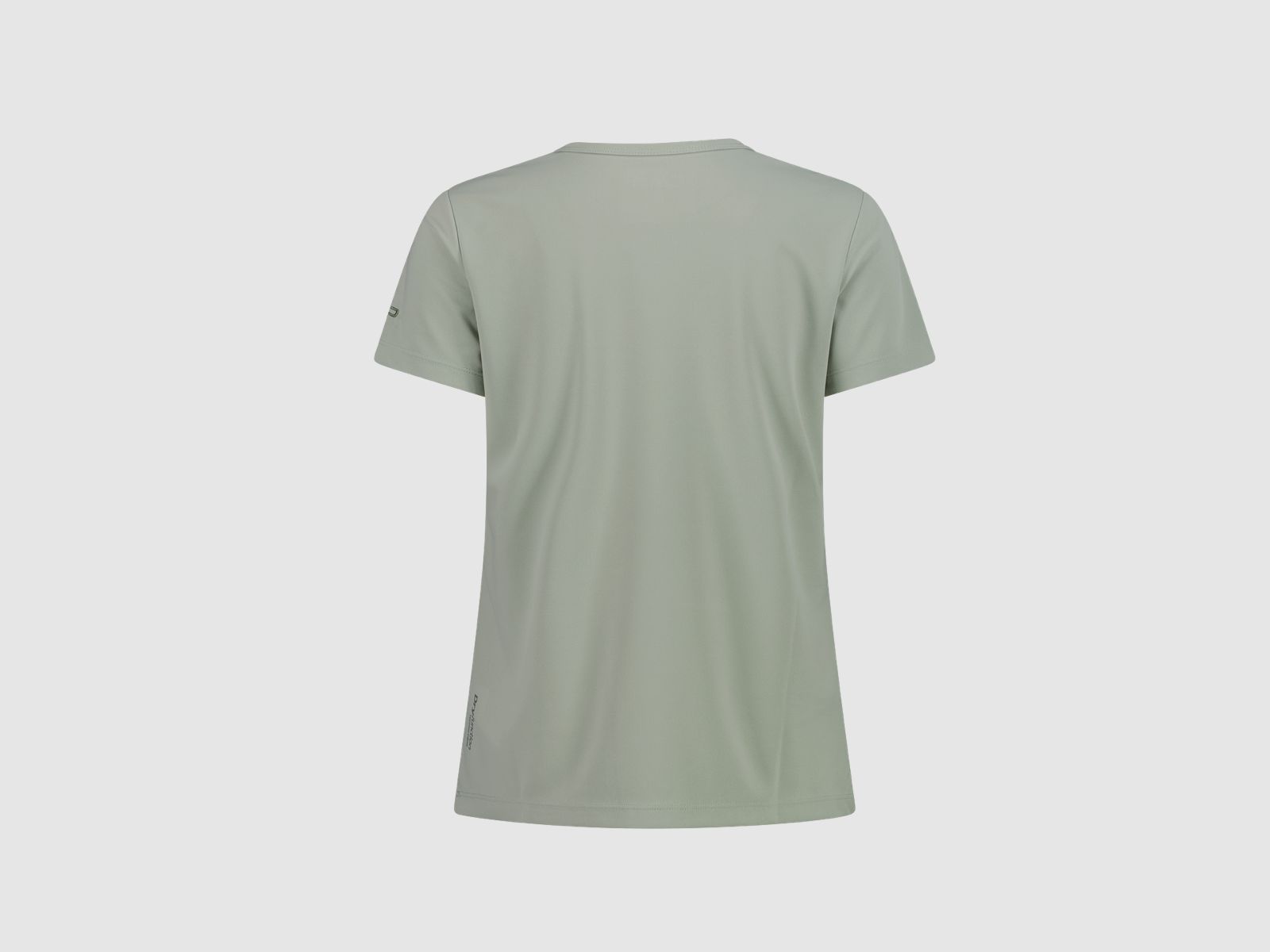 CMP Damen-T-Shirt aus Piqué mit Print vorne Pistacchio