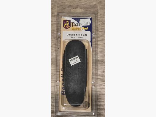 Pachmayr 00001 Deluxe Field 325 Large/Groß - Black Schaftkappe