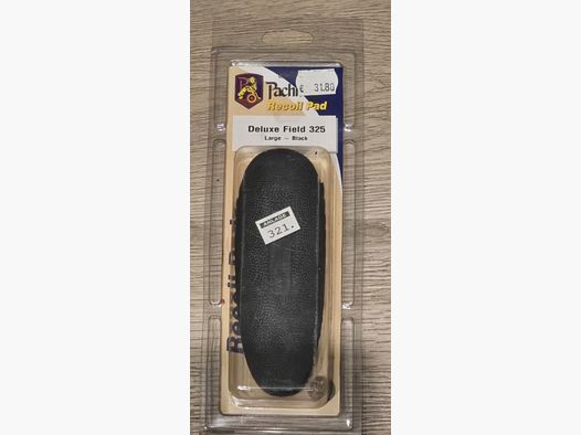 Pachmayr 00001 Deluxe Field 325 Large - Black stock cap