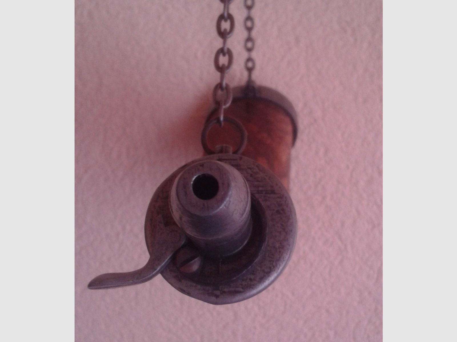 2 cuernos decorativos en polvo -también adecuados para colgar