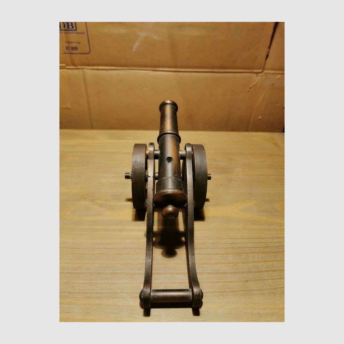 Modellkanone aus Bronze