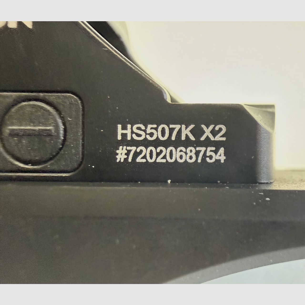 Holosun HS 507 K - X2 Open reflex sight, red dot sight + Toni System side mount for Tanfoglio - LIKE NEW