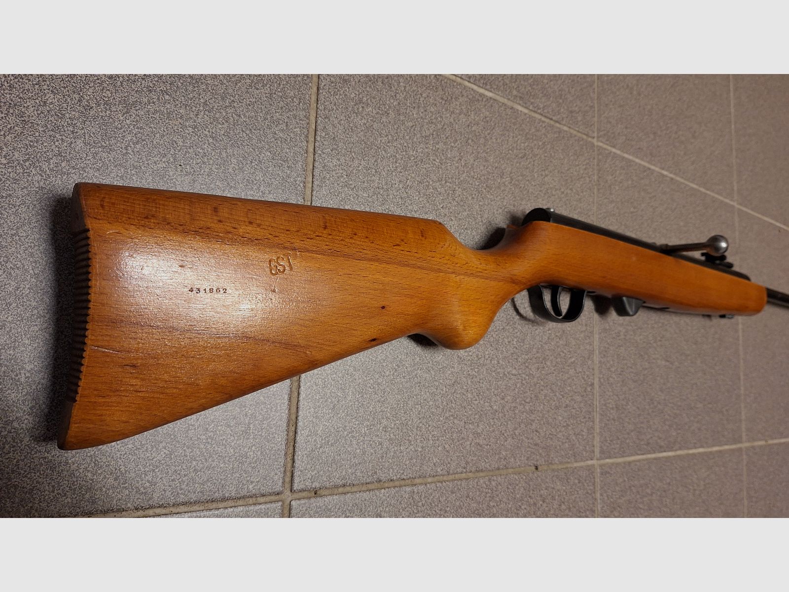 Haenel Suhl 310 DDR-GST Luftgewehr mit Magazin!