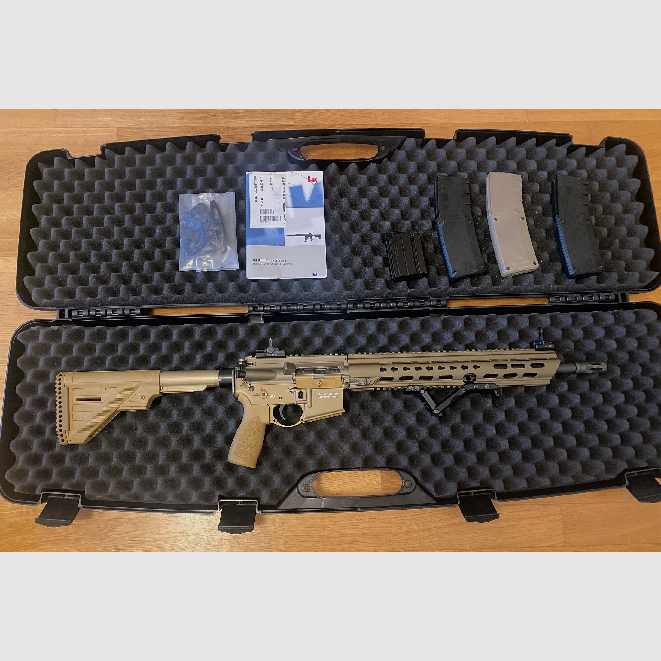 H&K MR223 A3 slimline 16,5“ RAL8000