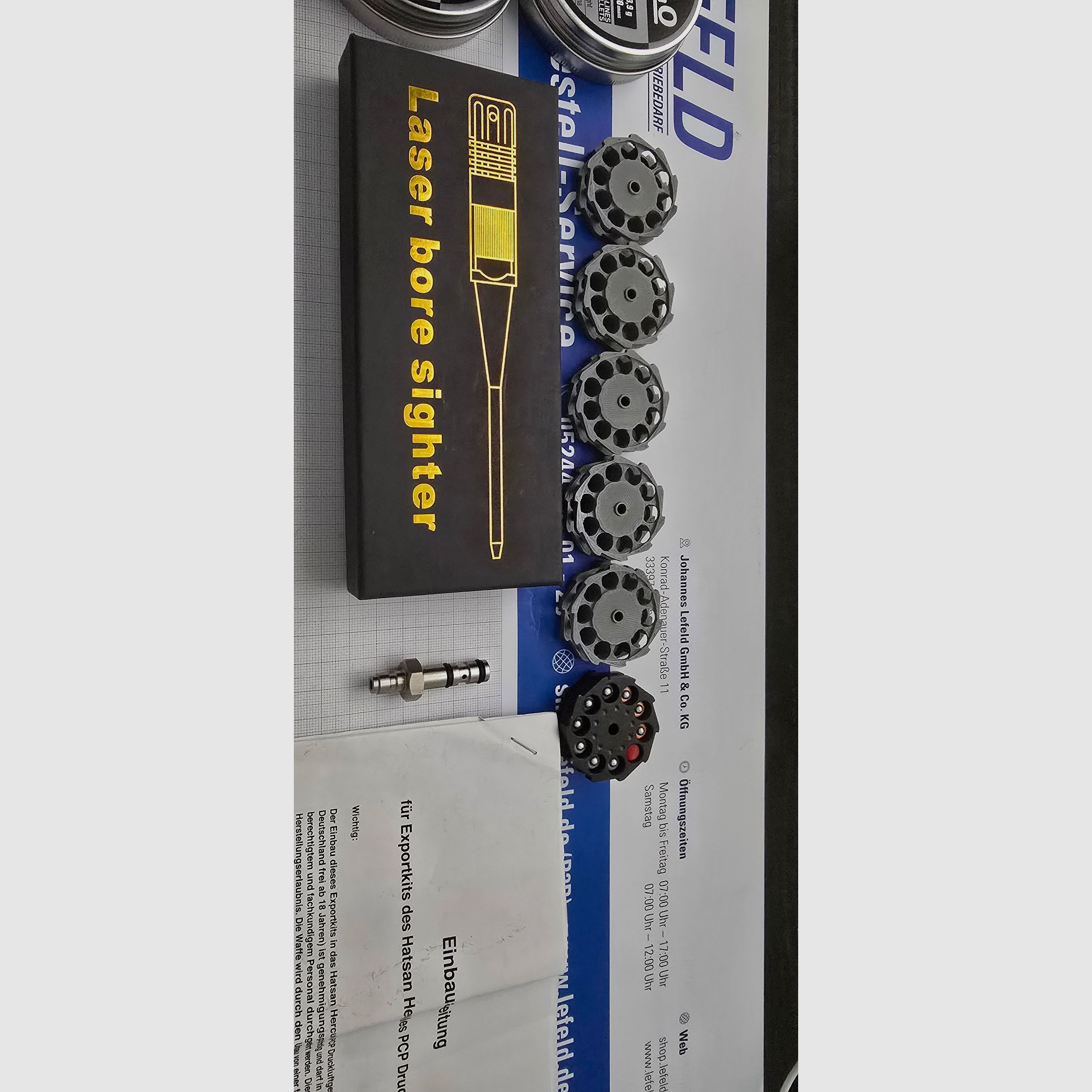 Hatsan Herkules 7,62 met compressor en accessoires