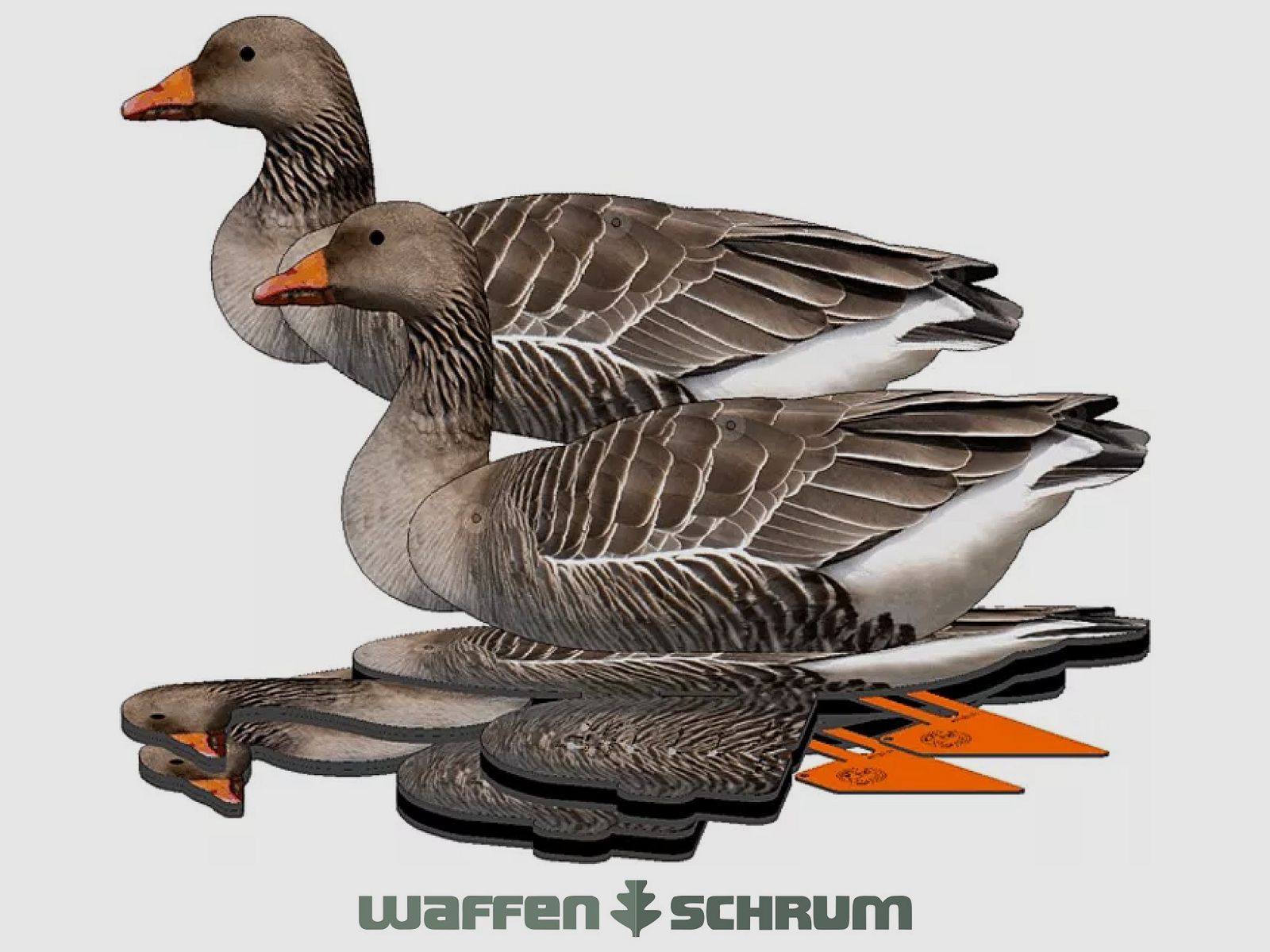 National Rifle Association FUD decoys gray goose 6-pack