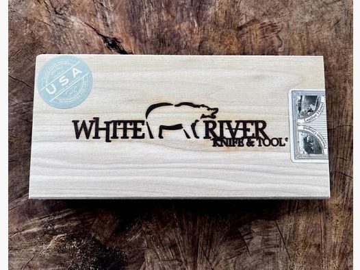 Cuchillo fijo WhiteRiver M1 Caper Stonewashed LIMITED hoja de 7,6cm