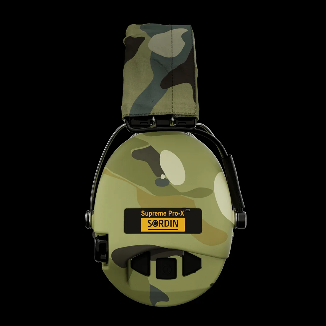 Sordin Supreme Pro-X LED active hearing protection with Camo headband, Multicam ear cups, gel pads - 75302-X-08-S, image 5 of 6