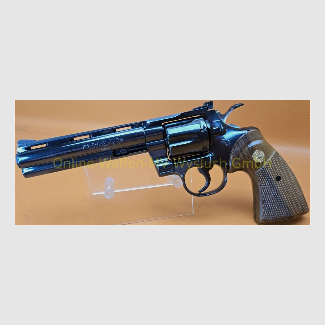 Colt Python 6″ in "Royal blue" Baujahr 1980