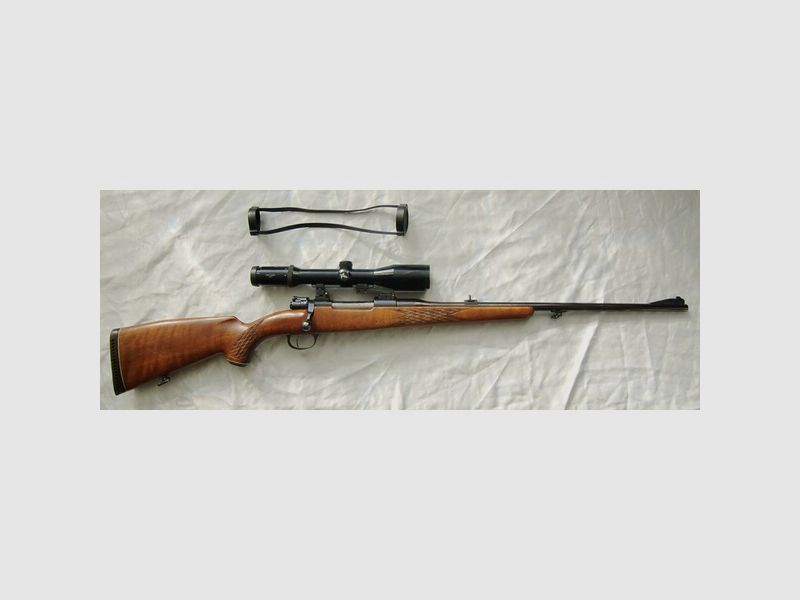 REPETIERBÜCHSE WINDMÜLLER, Kal. .30-06 Spr., INCL. ZF SWAROVSKI HABICHT AUF SCHWENKMONTAGE!!!