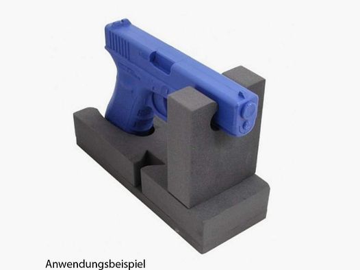 Kurzwaffenhalter aus Schaumstoff (erweiterbar)