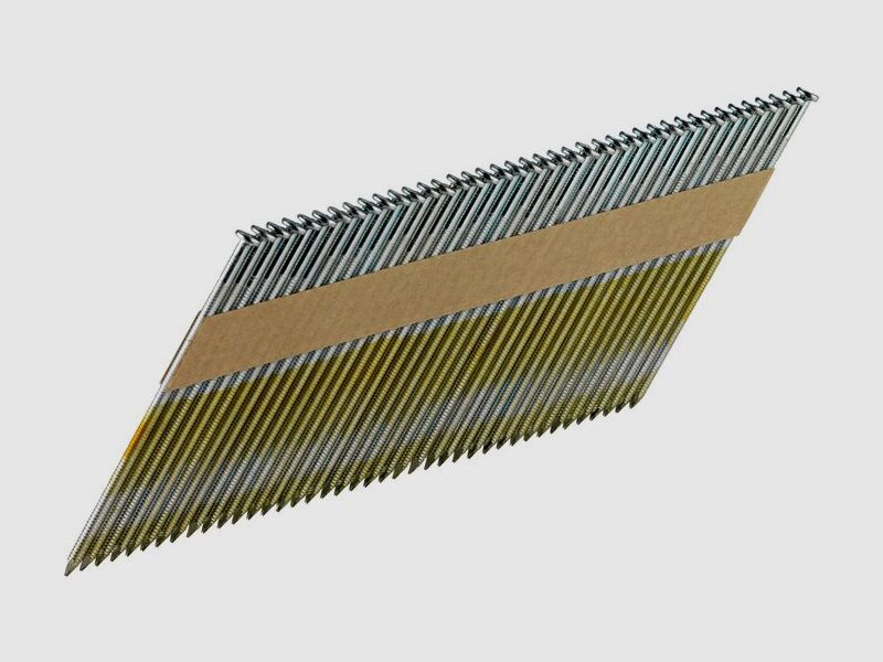 Gwoździe na taśmie Metabo D34° z podkładem papierowym 2,8x50 mm galwanizowane, pierścienie