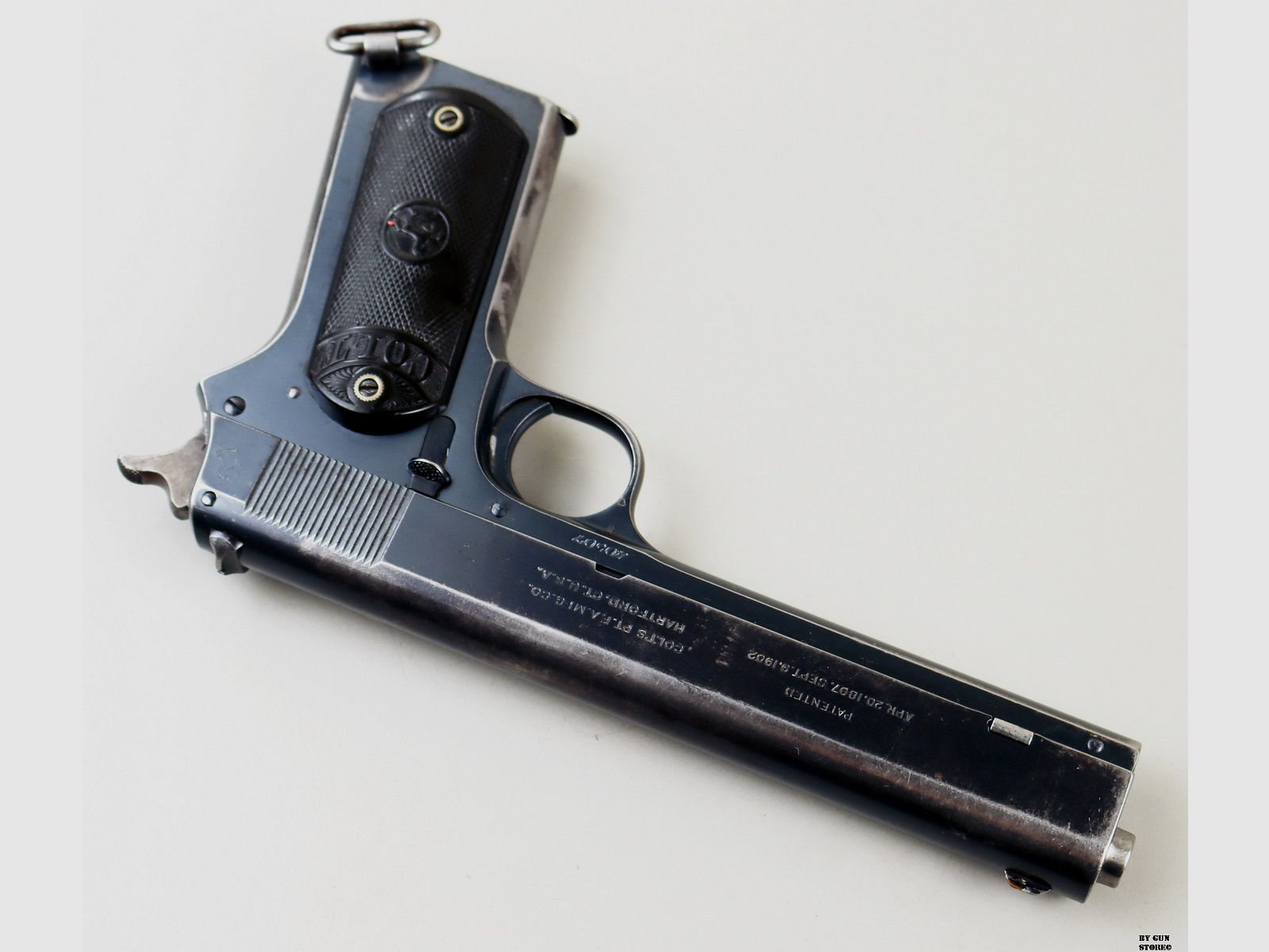 Colt Pistool mod. 1902 Military kal. 38 ACP. serienr. 40507, afbeelding 5 van 12