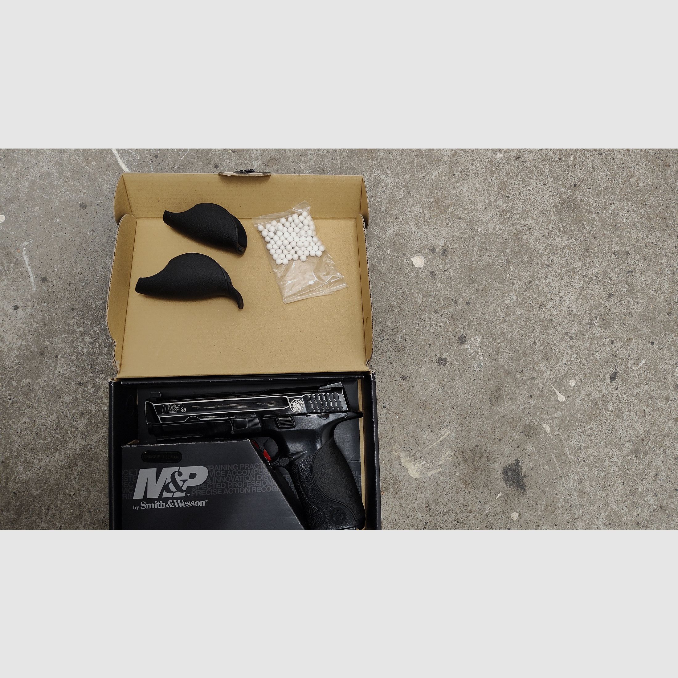 Smith&Wesson M&P 40 TS Blowback SCHWARZ, CO2 Airsoft 6mm BB