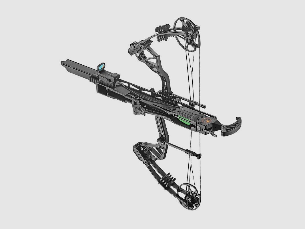 Schneller Compound-Bogen mit vollem Magazin für bis zu 6 Pfeile >> EK ARCHERY WHIPSHOT Compound-Bogen inklusive Magazin