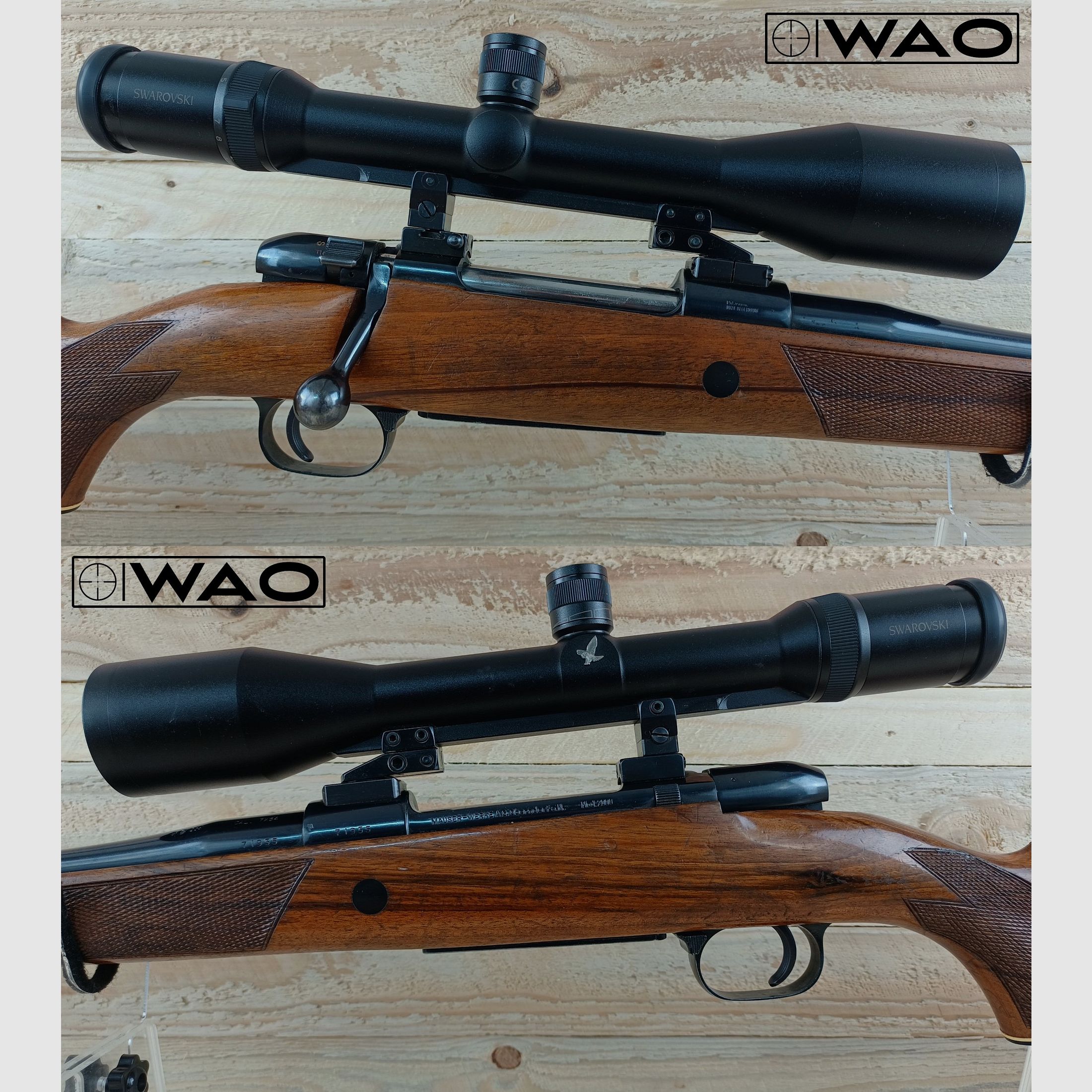 Repetierbüchse Mauser 2000, Kal. 7x64 *inkl. Swarovski Habicht mit Leuchtabsehen*