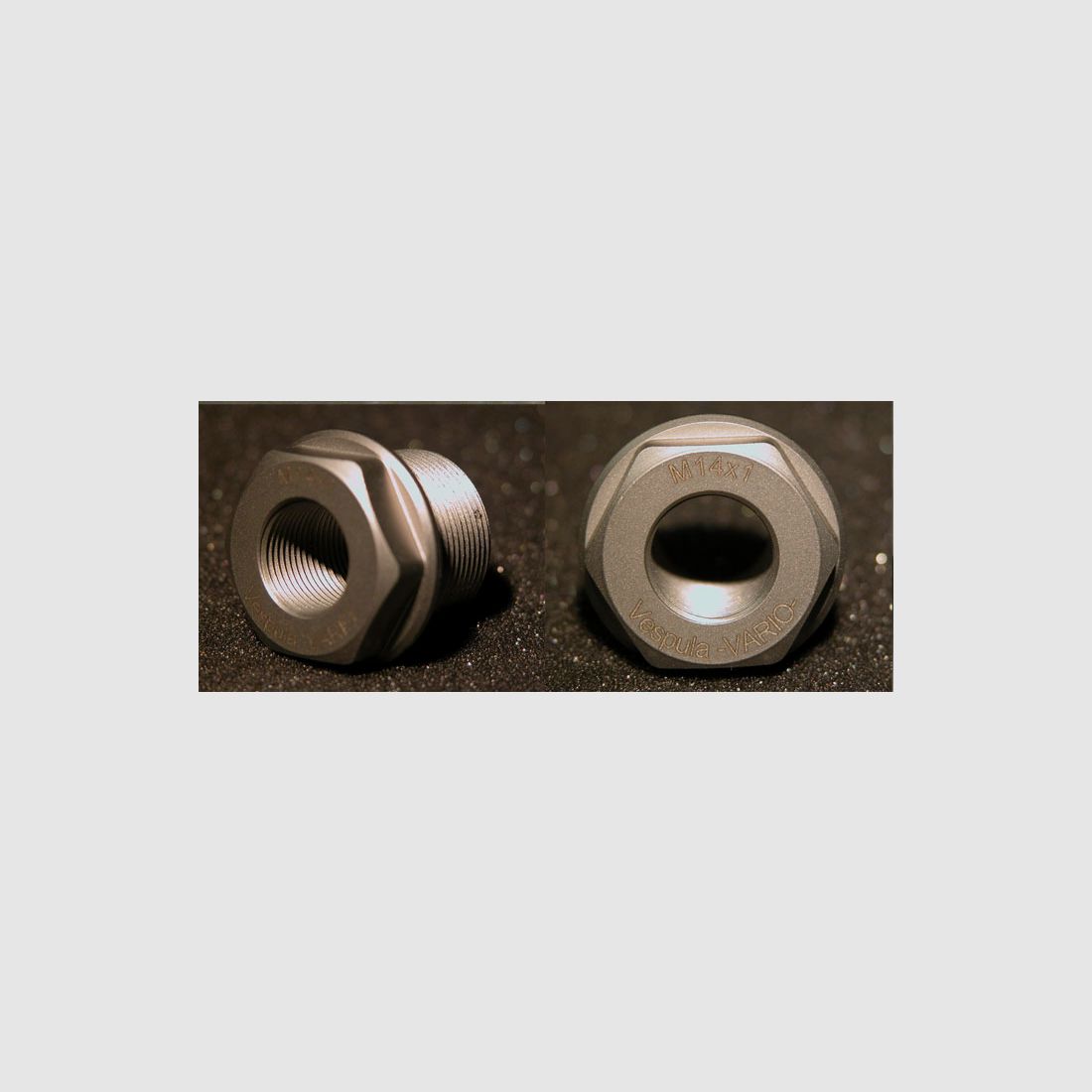 VESPULA -VARIO- Adaptermutter /Laufaufnahme Gewinde 1/2-20 UNF