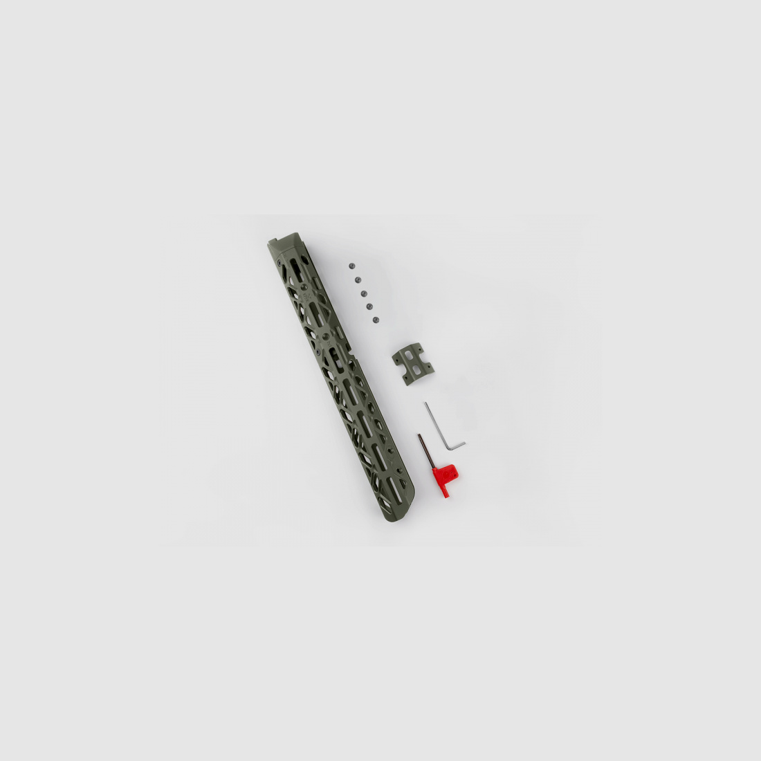 KPYK Langer AK M-LOK Handschutz CRC 1U004L OD Green