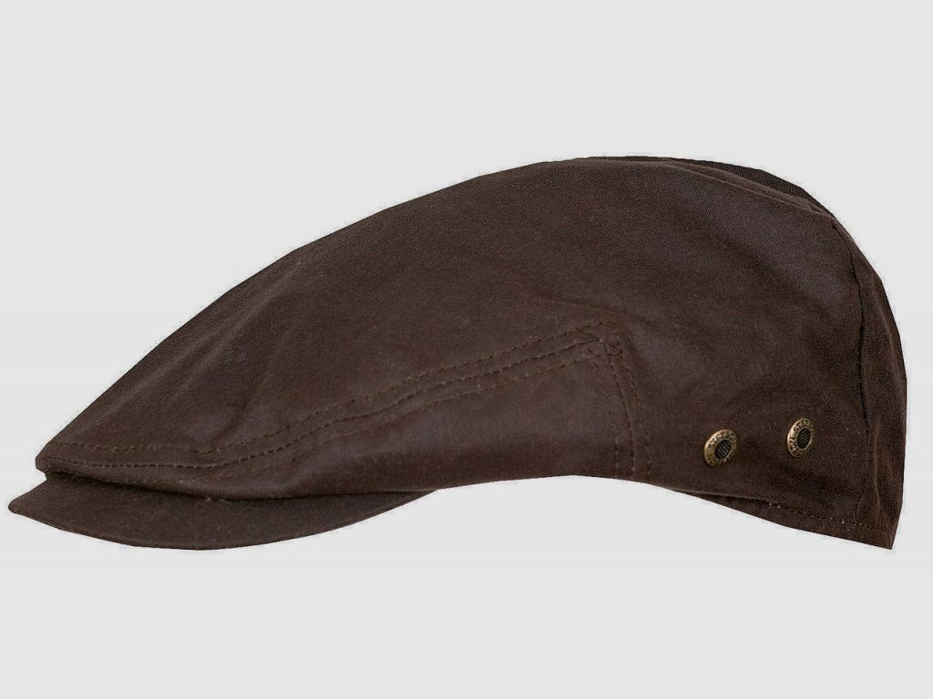 Stetson Cap Adin gewachste Baumwolle braun oder oliv, Bild 1 von 3