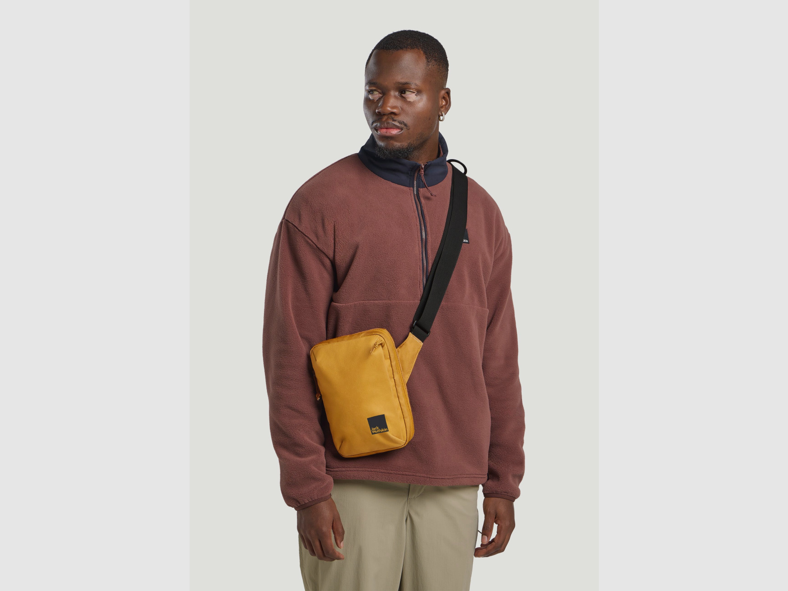 JACK WOLFSKIN Konya Organizer Umhängetasche Salted Caramel