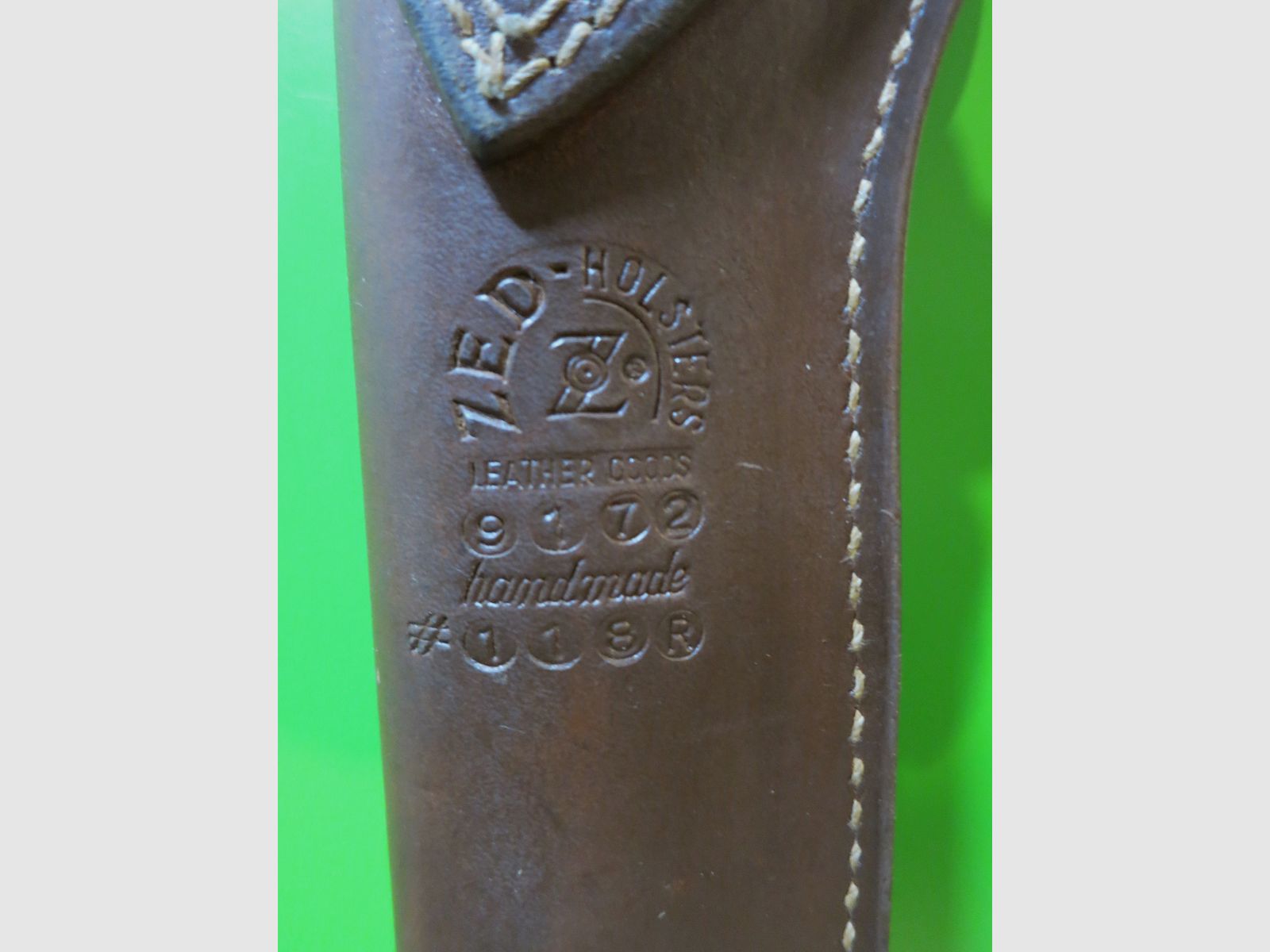 Revolver-Holster ZED HOLSTERS LEATHER GOODS. HANDMADE, Westernholster, Revolver bis 6,5"