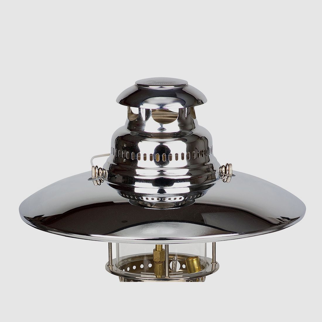 Petromax reflector parasol staal HK500 chroom zaklampen