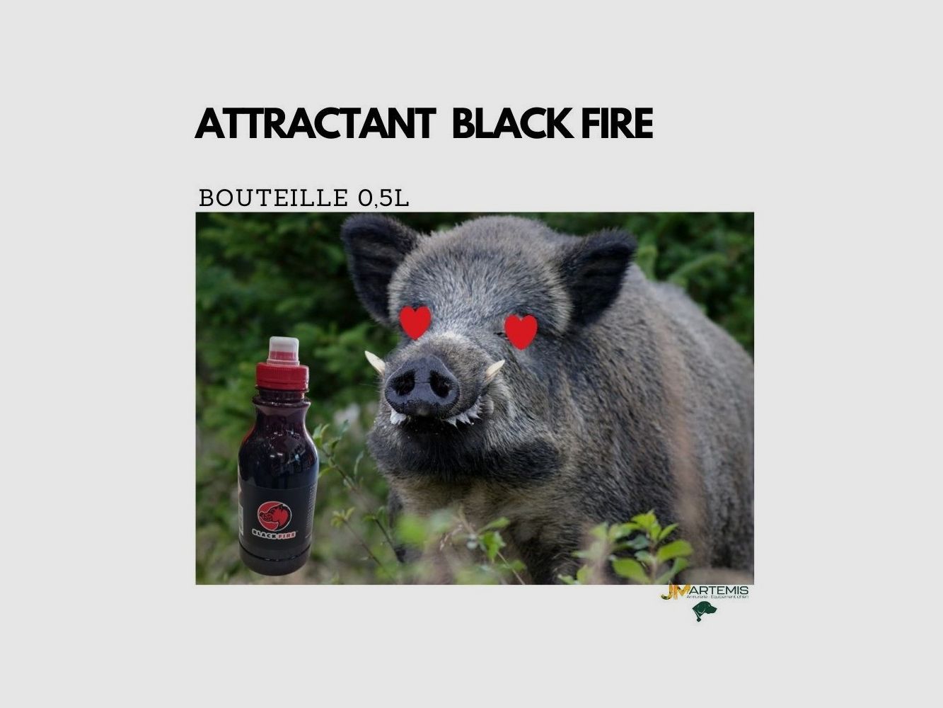 SUPER AANTREKKINGSMIDDEL FLESFORMAT BLACK FIRE, afbeelding 3 van 4