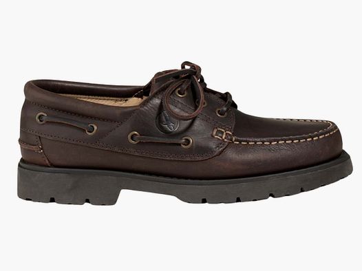 Aigle Lederschuh Tarmac Marron / Fonce