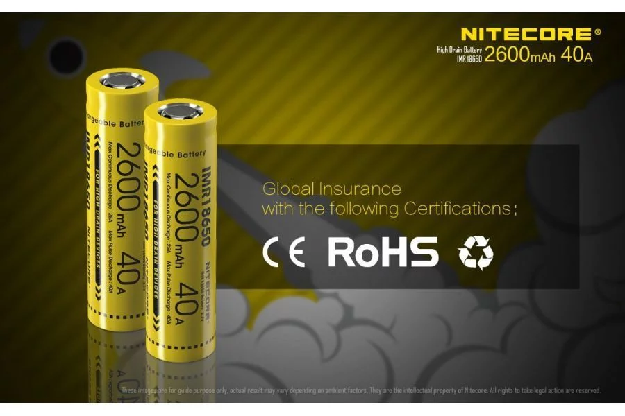 Nitecore IMR 18650 2600mAh Akku (LAT/NITECORE IMR18650 2600), Bild 12 von 18