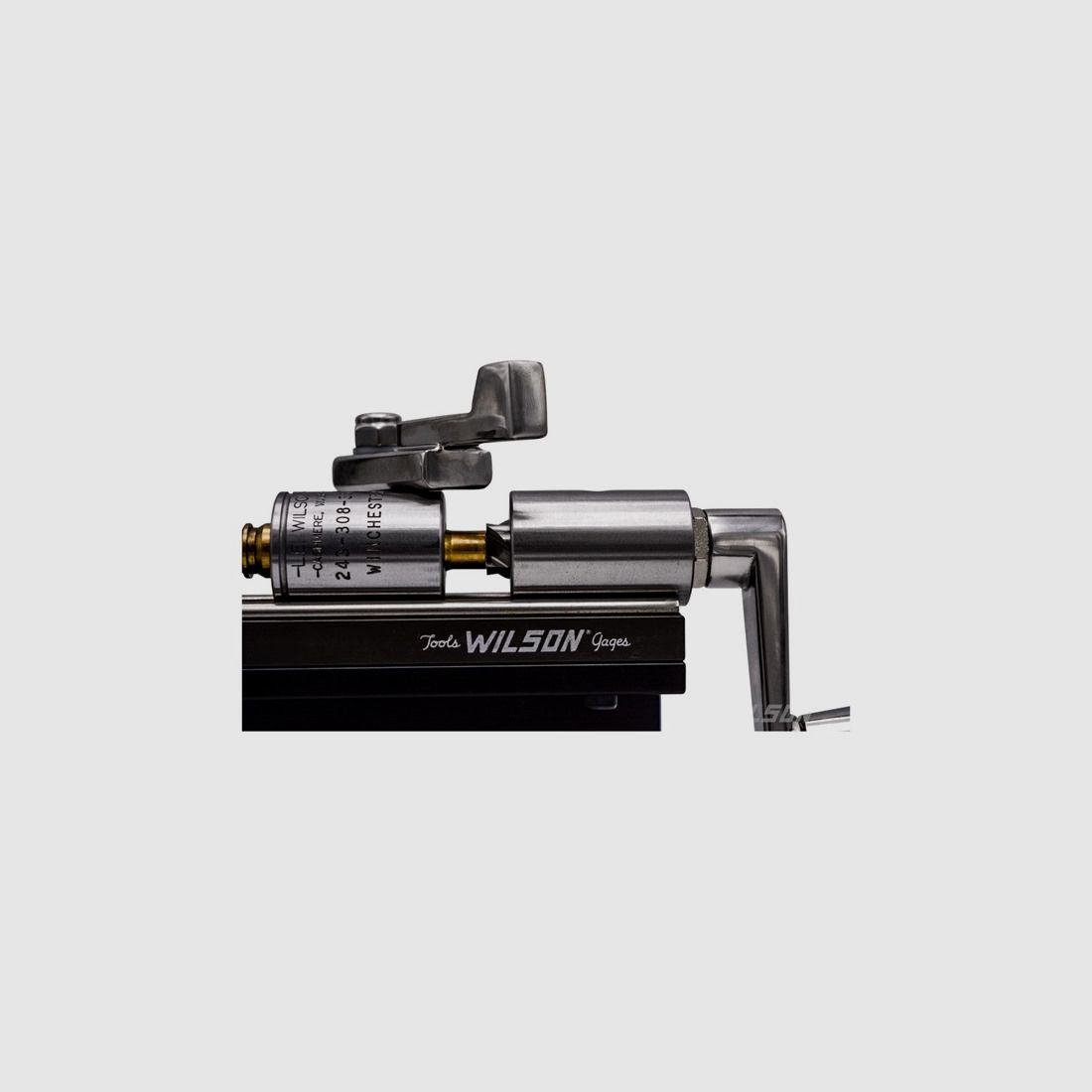 L.E. WILSON Kit trimmer per bossoli con fermo standard, finitura TiN, immagine 2 di 5