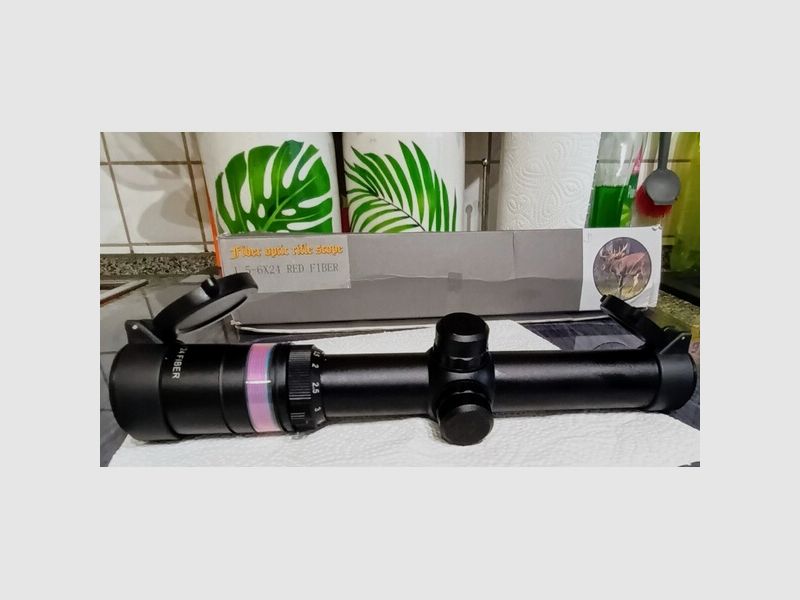 Drückjagd Zielfernrohr 1,5-6x24 RED fiber