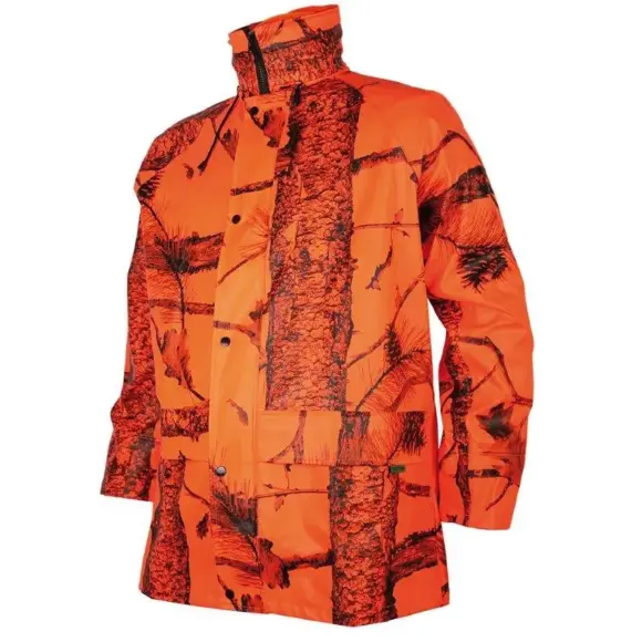 Regenjacke Kinder Treeland Camouflage Orange
