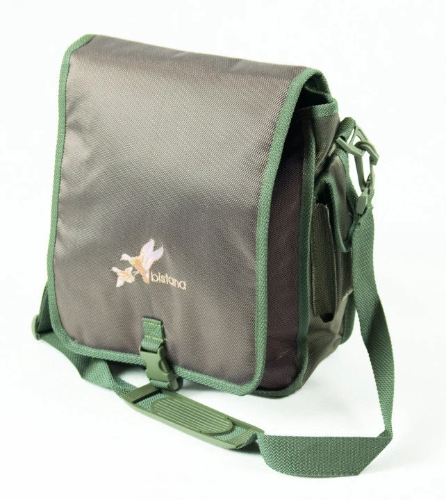 Förstertasche Reportertasche TL olivfarben mit Bistana-Stickerei