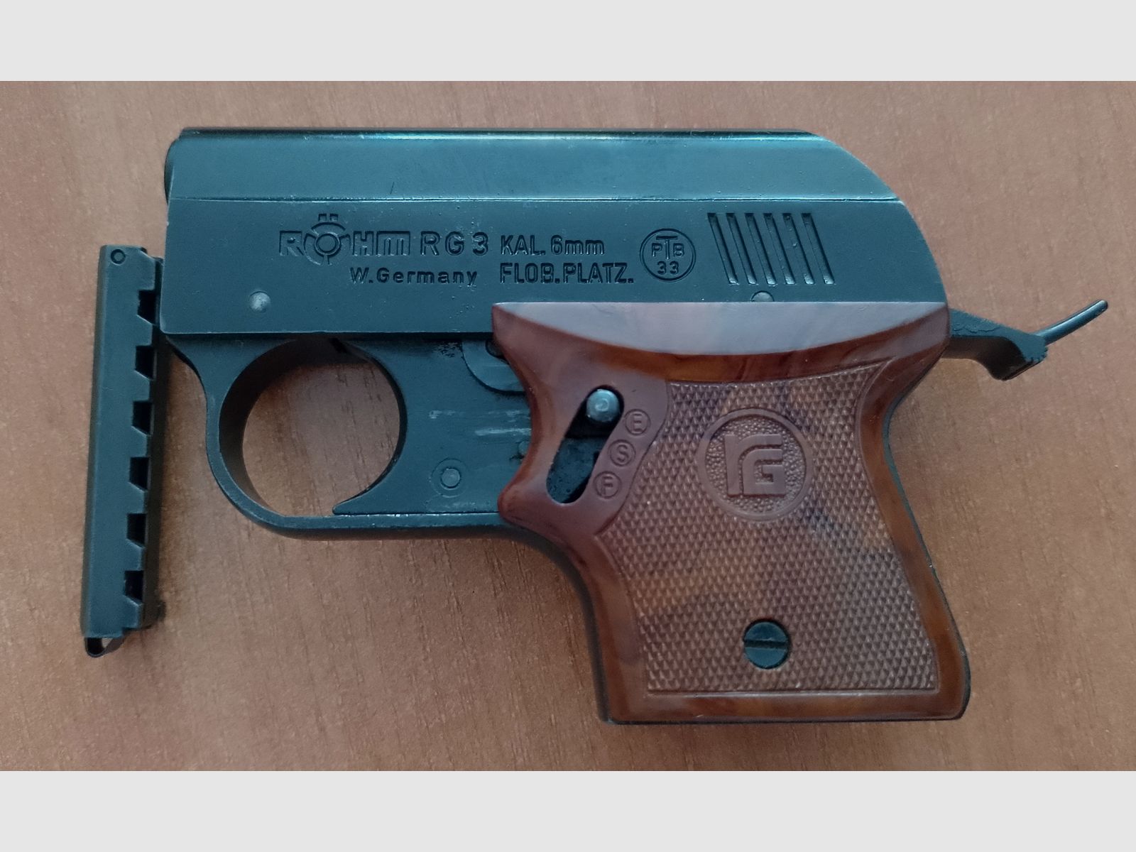 Röhm RG3 caliber 6 mm blank in PTB 33