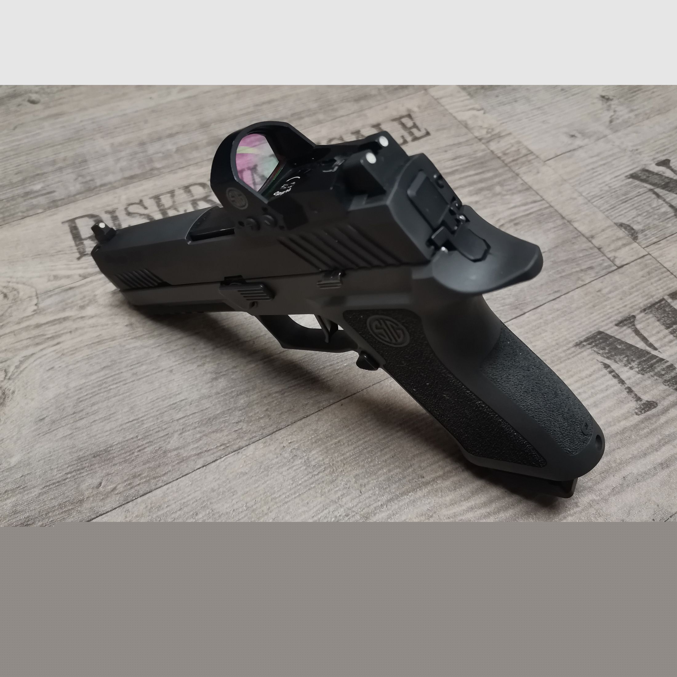 Sig Sauer P320 RX Full Size 9mm Luger halbautomatische Pistole IPSC Tungsten Grip Apex Trigger