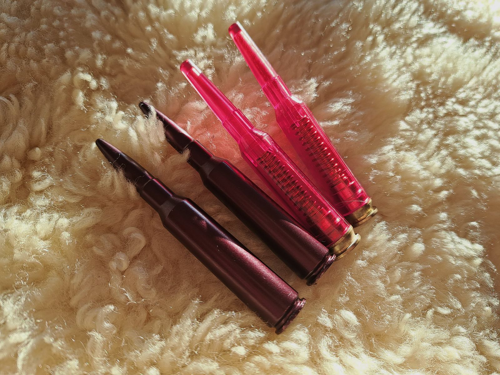 4 cartouches de protection d'occasion 6,5x55 SE (2xA-ZOOM Aluminium et 2x Plastique)