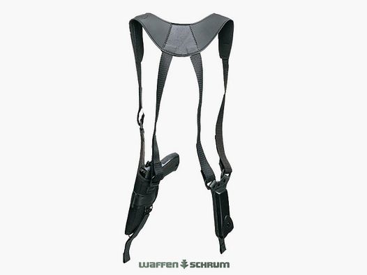 AKAH Shoulder Holster Cordura - Black Model - Schleswig-Holstein with Magazine Pockets